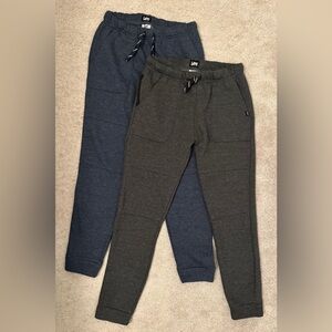 Lee Kids Navy & Charcoal Knit Jogger Pants